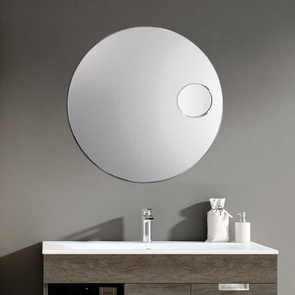 Espejo de Baño Zoom Plus Redondo con Aumento