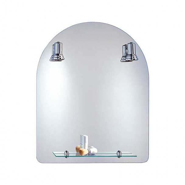 Espejo de Baño con Focos Balear Arco 60x75 cm