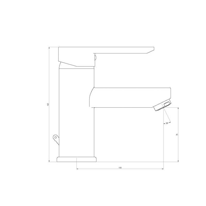 Grifo lavabo alto Colección Karim Due - Construcción (Materiales) - Grifo  lavabo alto