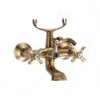 Grifo Ba&ntilde;era Ducha Bimando Classic Bronce