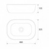 Lavabo CARLA 360 x 105 mm
